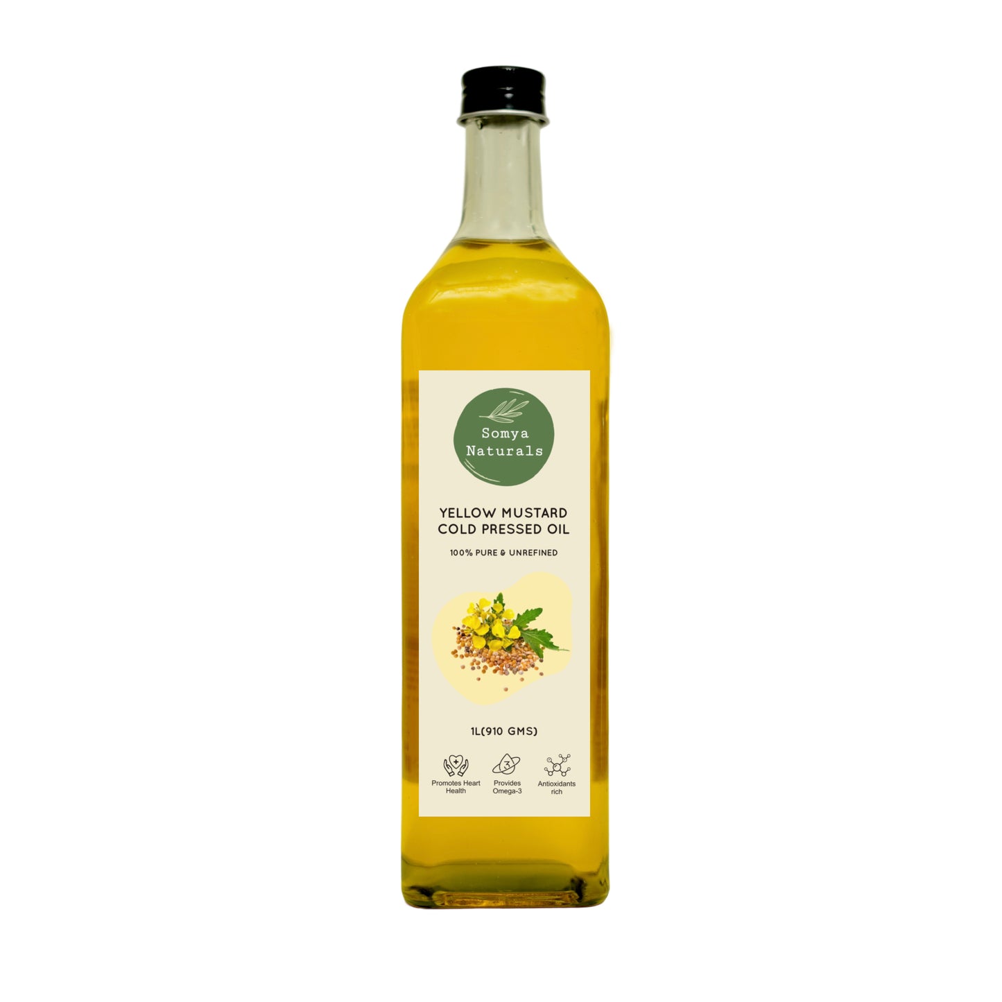 Yellow Mustard Cold Pressed Oil