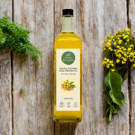 Yellow Mustard Cold Pressed Oil